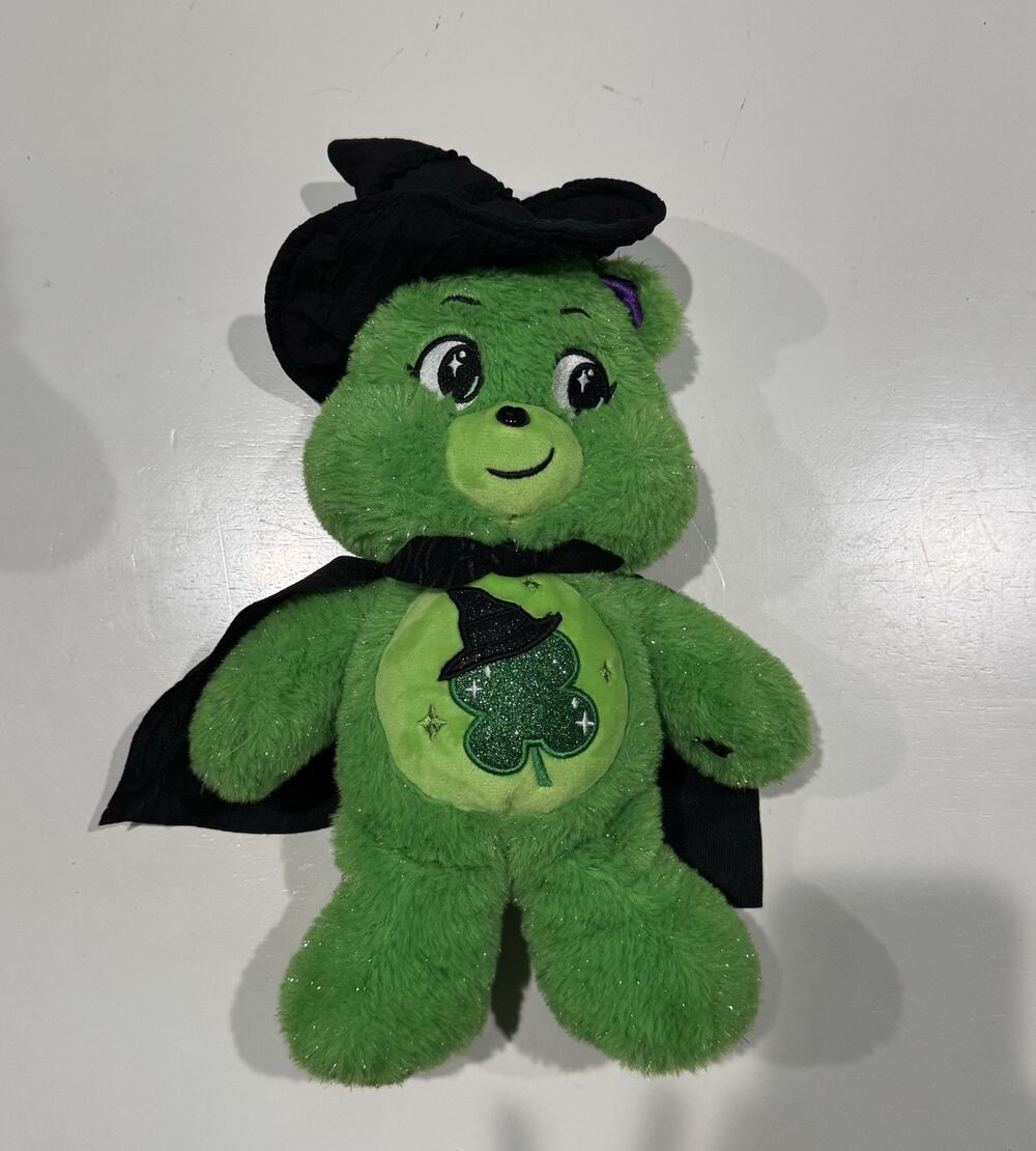 Wicked x Care Bears Plush Fun Size Good Luck Bear as Elphaba 2025 9"